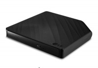 Gravador de DVD-RW Externo LG GP30NB20 USB Slim compativel com MAC Preto